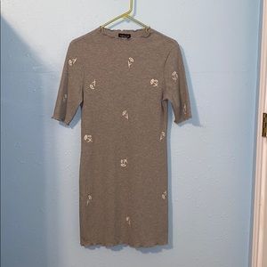 body con top shop dress